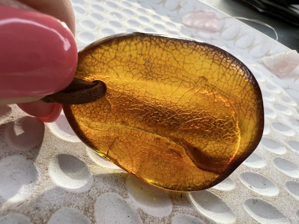 Amber pendant big size 3