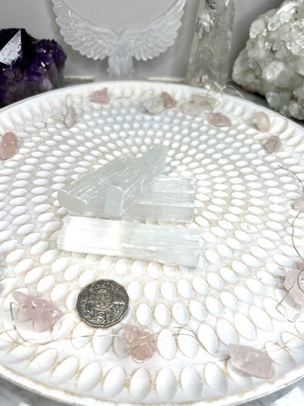 Селенітова паличка з Марокко, 10 см