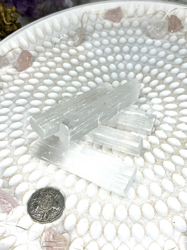 Селенітова паличка з Марокко, 10 см