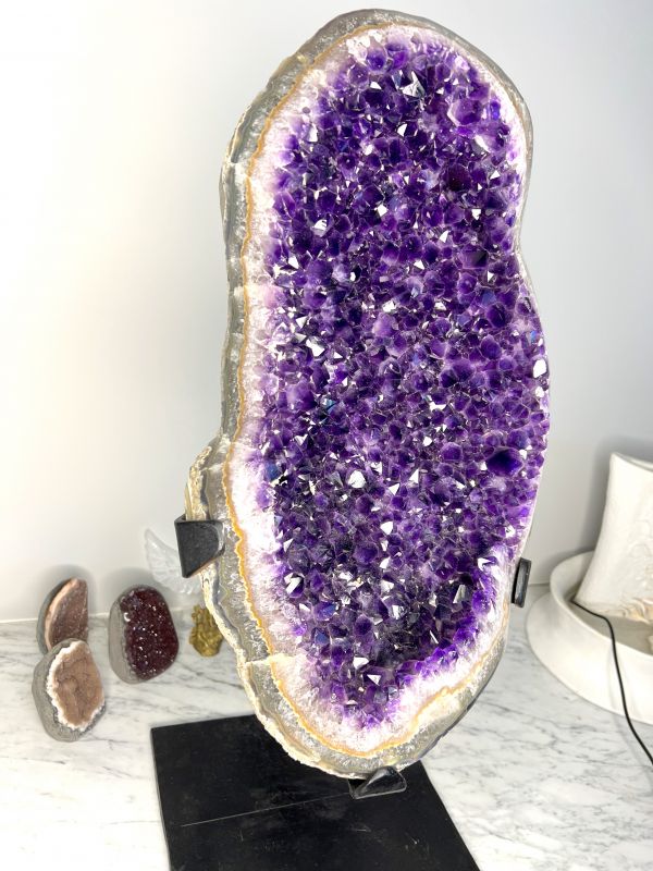 Бразильський аметист у формі яйця, лікування та захист, 15,5 кг