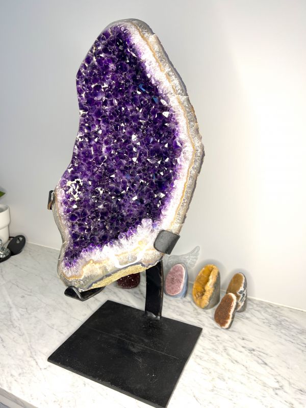 Бразильський аметист у формі яйця, лікування та захист, 15,5 кг