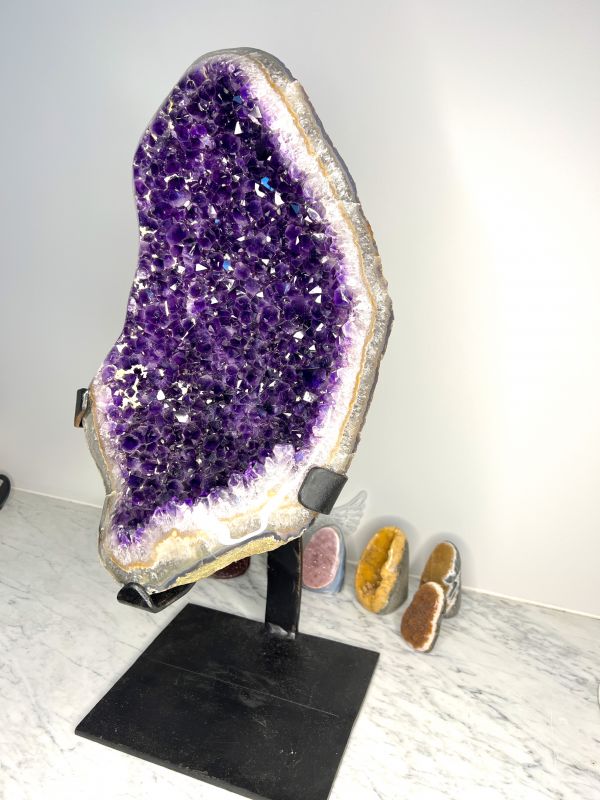 Бразильський аметист у формі яйця, лікування та захист, 15,5 кг