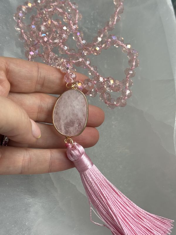 Rose Quartz Mala - 108 Beads
