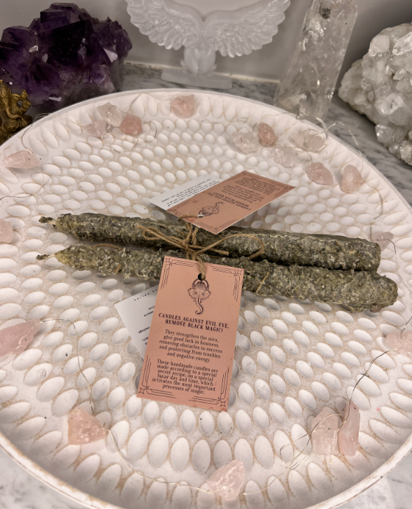 Against EVIL EYE, remove black magic candles